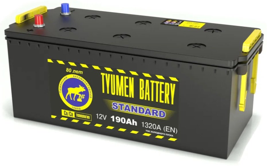 Аккумулятор Tyumen Х0000000659 Standard 190 Ач прямая