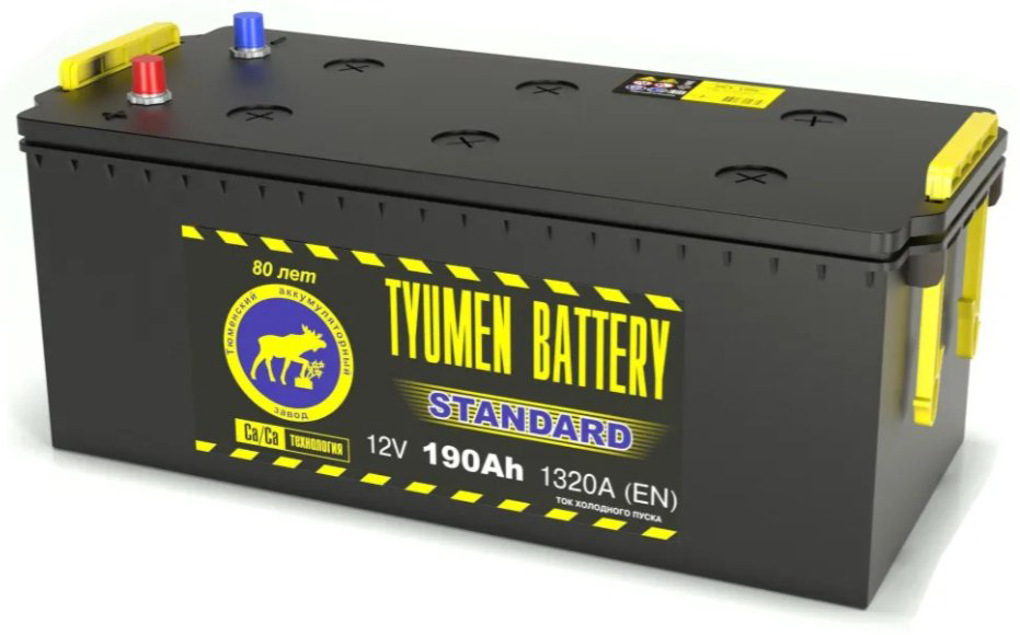 Аккумулятор Tyumen Х0000000659 Standard 190 Ач прямая
