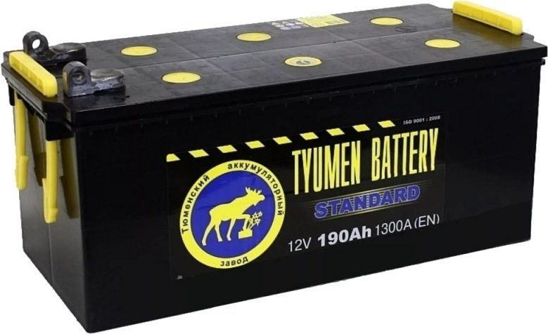 Аккумулятор Tyumen Х0000000659 Standard 190 Ач прямая