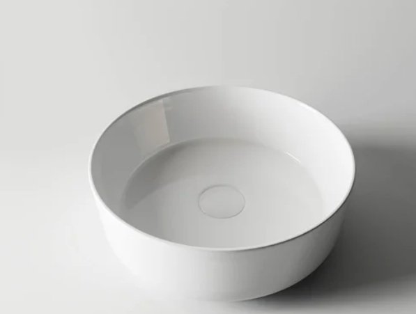 Раковина Ceramicanova CN5001 накладная круглая 36, санфарфор