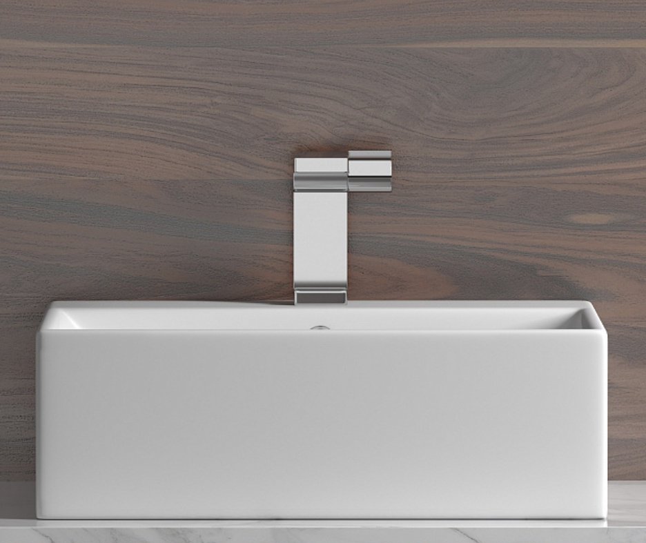 Раковина Ceramicanova CN6040 накладная прямоугольная 50, санфарфор