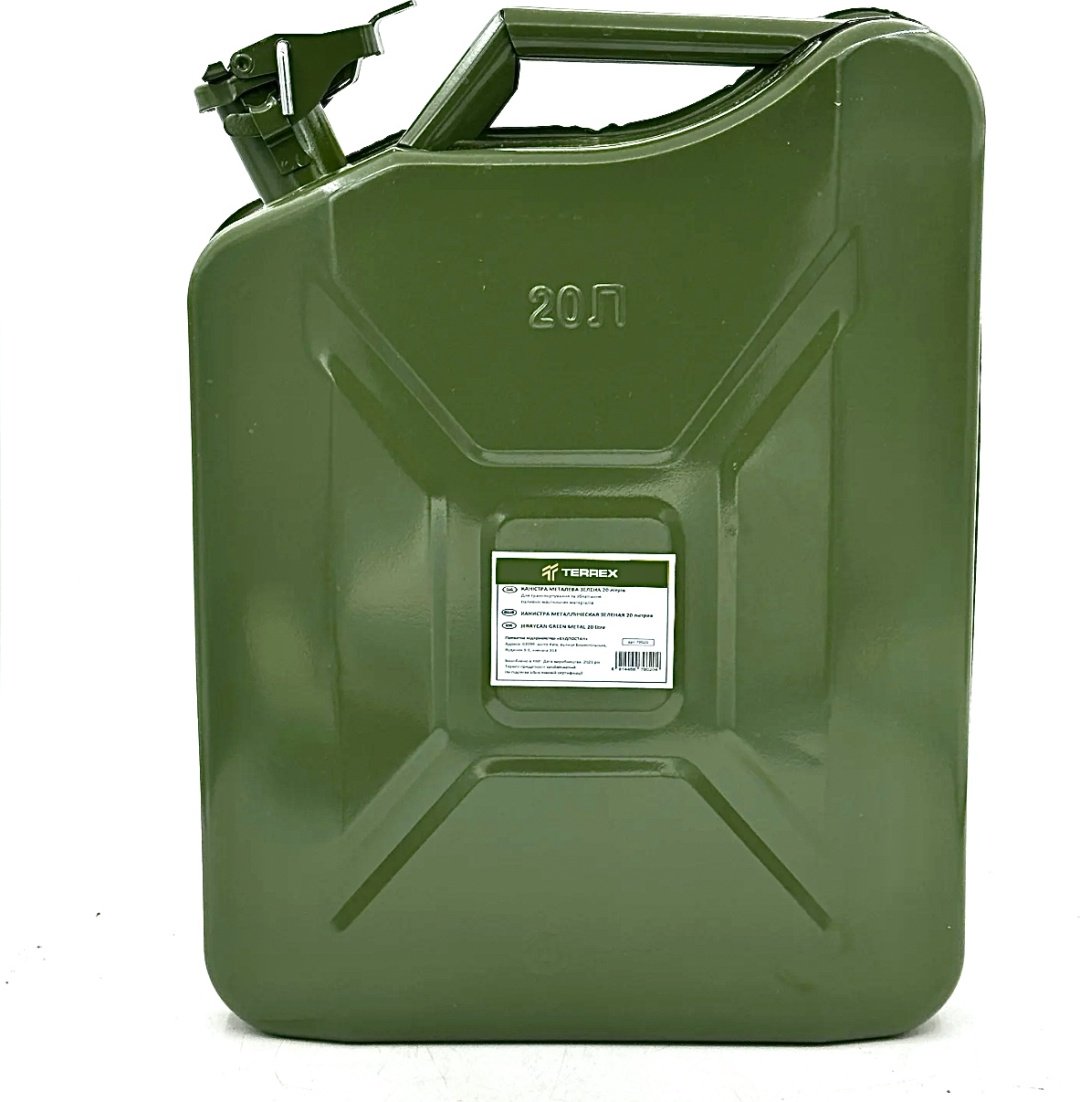 Канистра вертикальная TERREX TK-20L зеленая 20