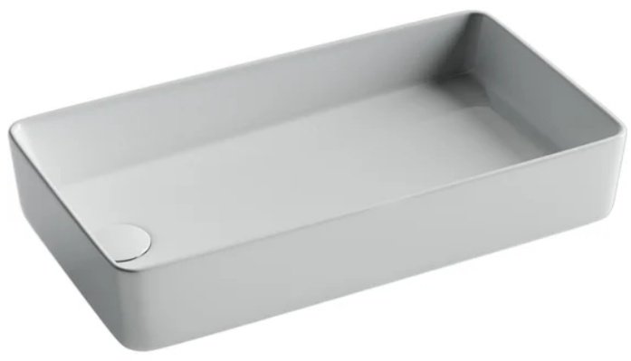 Раковина Ceramicanova CN5048 накладная прямоугольная 62, санфарфор