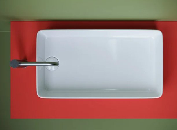 Раковина Ceramicanova CN5048 накладная прямоугольная 62, санфарфор купить,162600