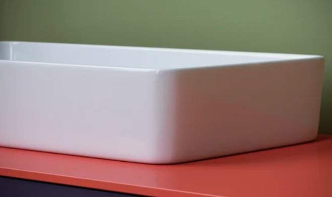 Раковина Ceramicanova CN5048 накладная прямоугольная 62, санфарфор купить,162600