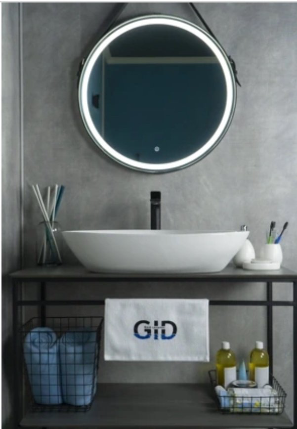 Раковина GID-ceramic N9062 накладная нестандартная 66, керамика купить,105400