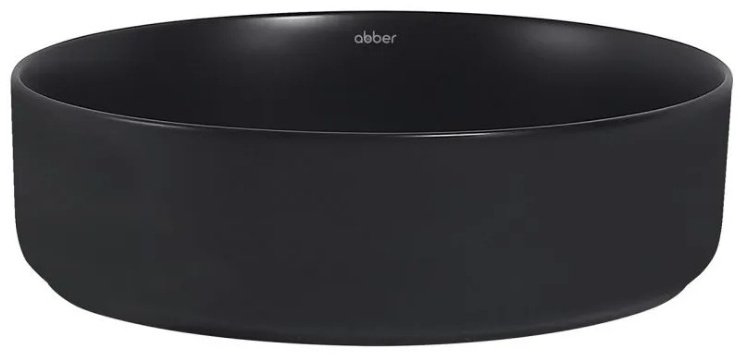 Раковина Abber Bequem AC2109MB накладная круглая 40 см, фаянс купить,94700