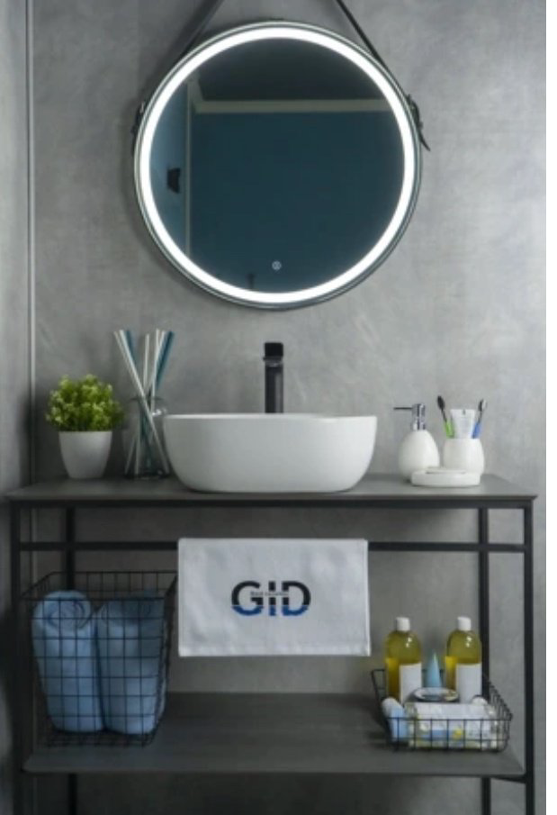Раковина GID-ceramic D1301 накладная квадратная 42, керамика купить,50500