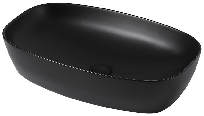 Раковина Abber Rechteck AC2206MB накладная овальная 60.5 см, фаянс