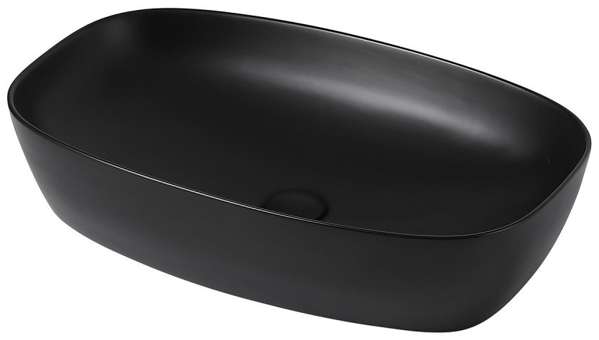 Раковина Abber Rechteck AC2206MB накладная овальная 60.5 см, фаянс