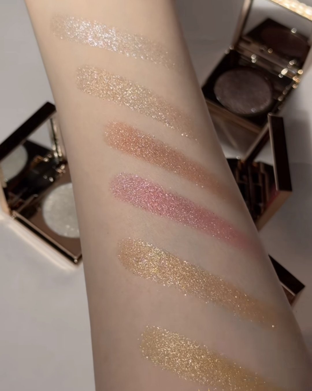 Sen Sulu глиттер прессованные Sparkle mood 03 Soft Sand купить,NaN