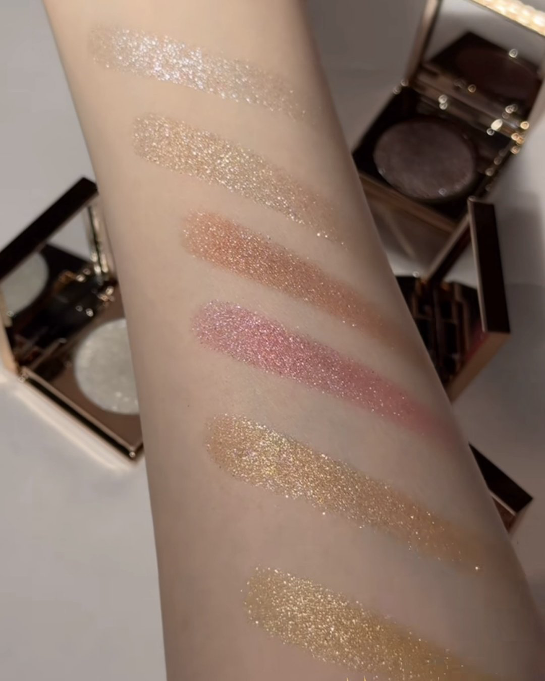 Sen Sulu глиттер прессованные Sparkle mood 03 Soft Sand купить,NaN