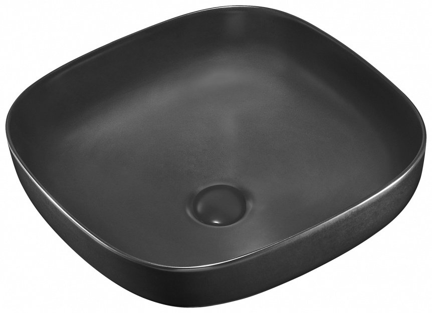 Раковина Abber Rechteck AC2217MB накладная круглая 42, фаянс