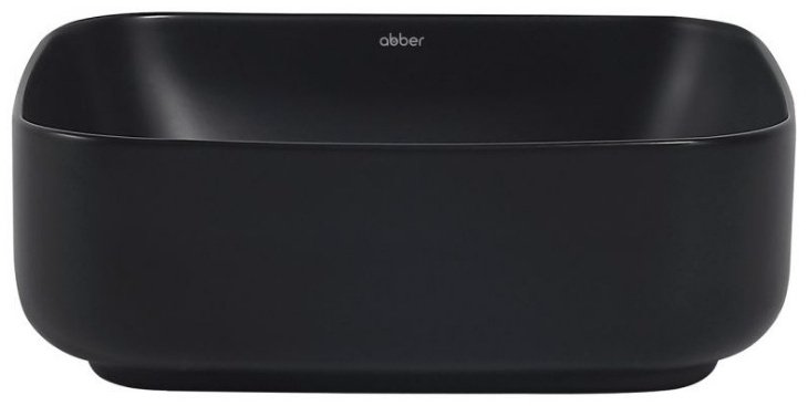 Раковина Abber Rechteck AC2211MB накладная квадратная 38.5 см, фаянс