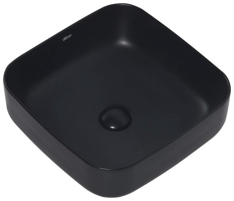 Раковина Abber Rechteck AC2211MB накладная квадратная 38.5 см, фаянс купить,76000