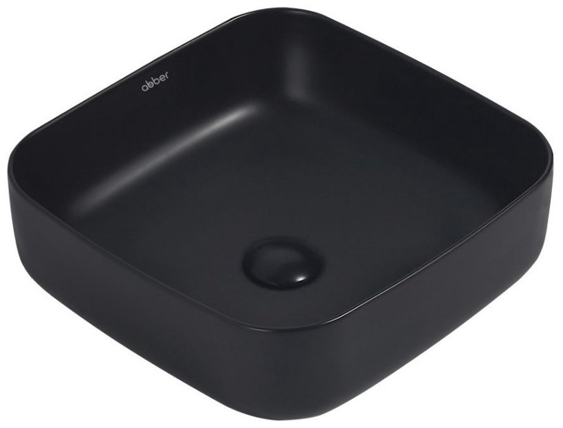 Раковина Abber Rechteck AC2211MB накладная квадратная 38.5 см, фаянс купить,76000