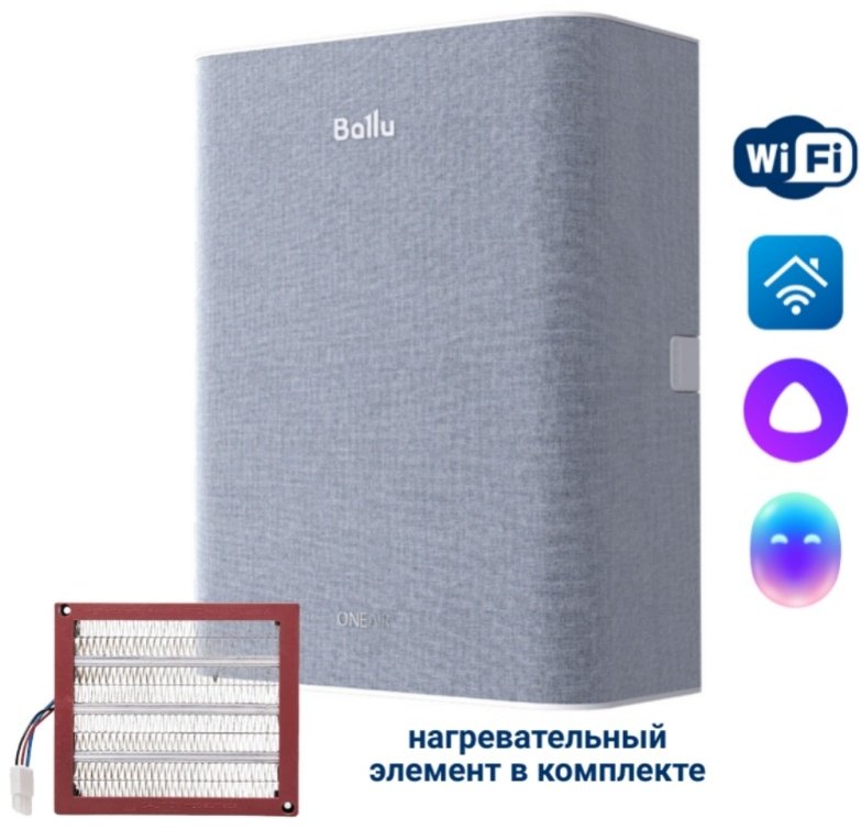 Очиститель воздуха Ballu ASP-100 серый