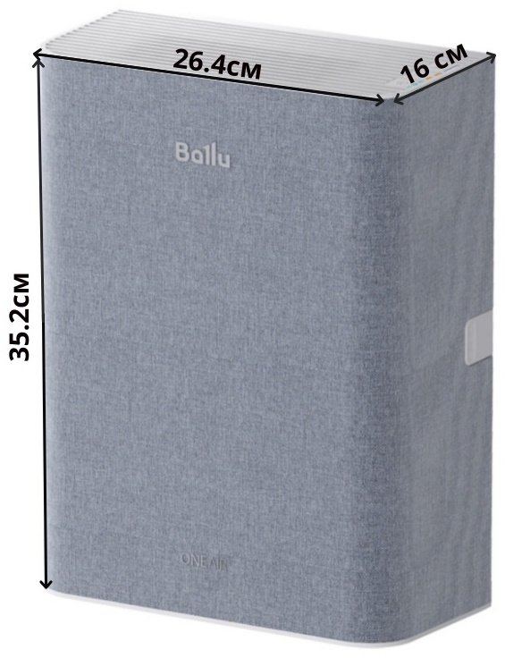 Очиститель воздуха Ballu ASP-100 серый