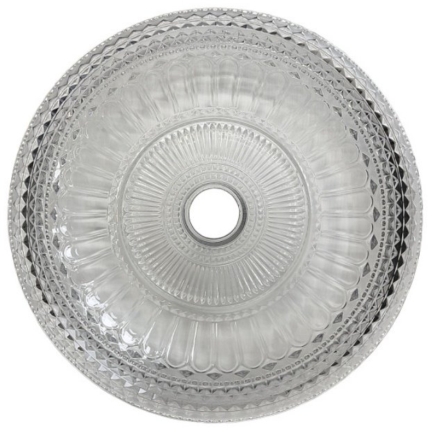 Раковина Comforty CF21205 накладная круглая 44, стекло купить,NaN