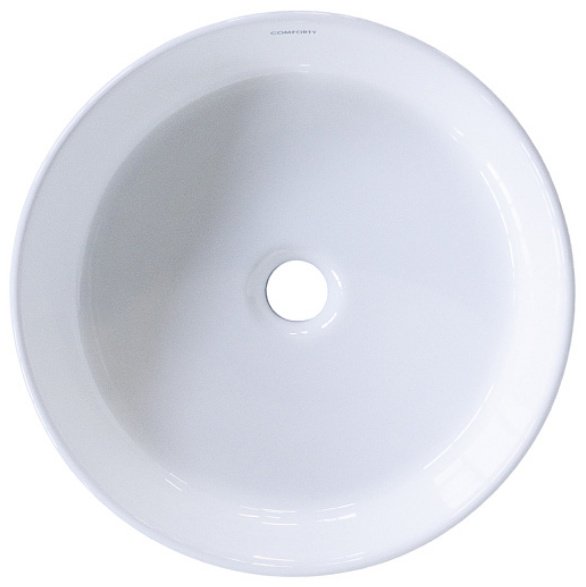 Раковина Comforty CF3074 накладная круглая 40, санфарфор