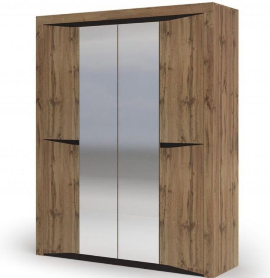 Распашной шкаф DOMA Распашной шкаф POLA 4D 81541, 178x220х53.2 см, коричневый купить,NaN
