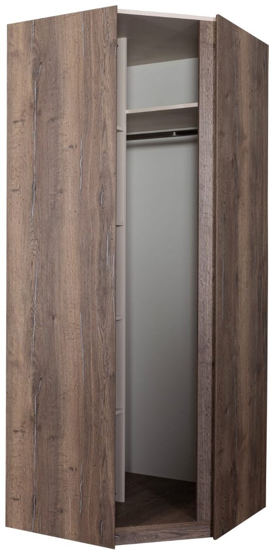Шкаф угловой DOMA Шкаф угловой ROULI-M 54215, 92x230х92 см, бежевый, коричневый купить,NaN