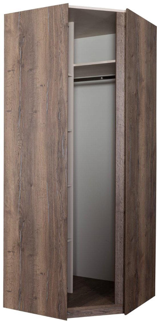 Шкаф угловой DOMA Шкаф угловой ROULI-M 54215, 92x230х92 см, бежевый, коричневый купить,NaN