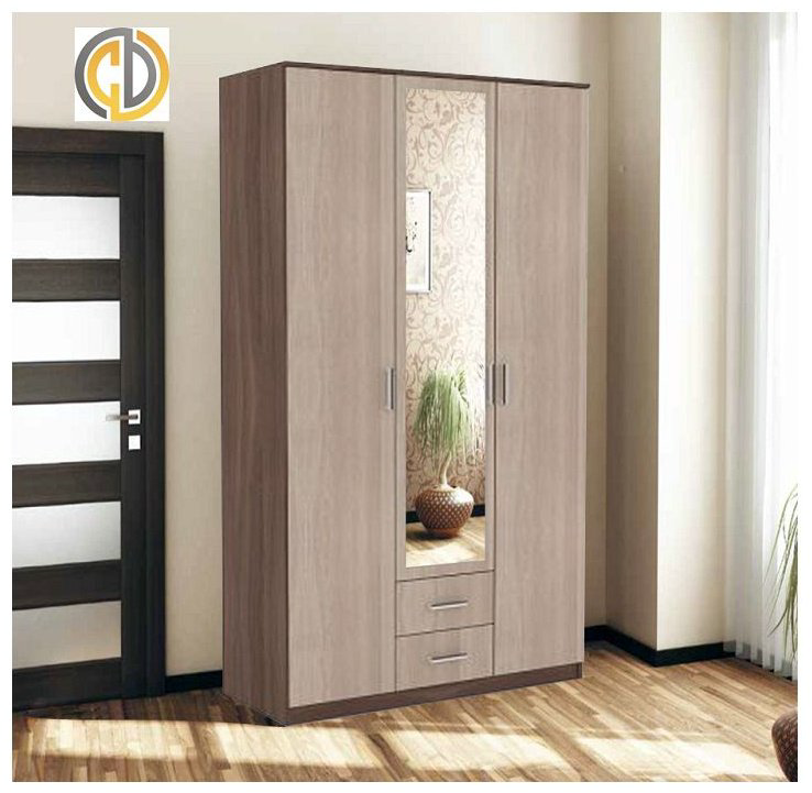 Распашной шкаф DOMA TRIOLITE 1200 84651, 120x220х49.6 см, бежевый, светло-коричневый купить,NaN