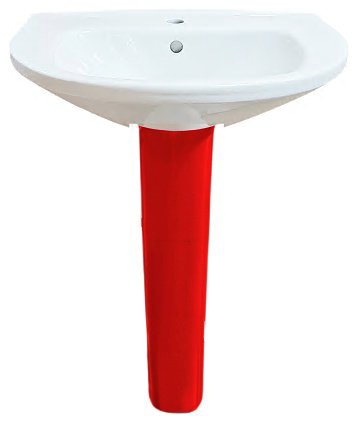 Раковина ВКЗ W101 Home de luxe с пьедесталом овальная 60, фарфор купить,NaN