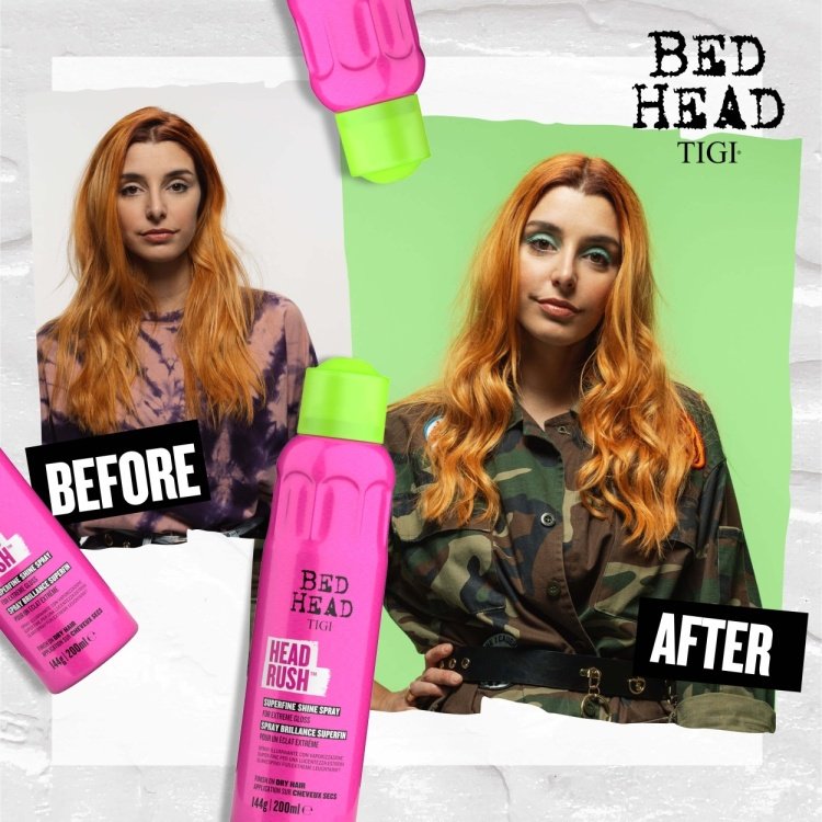 TIGI Head Rush Superfine shine spray спрей 200 г купить,NaN