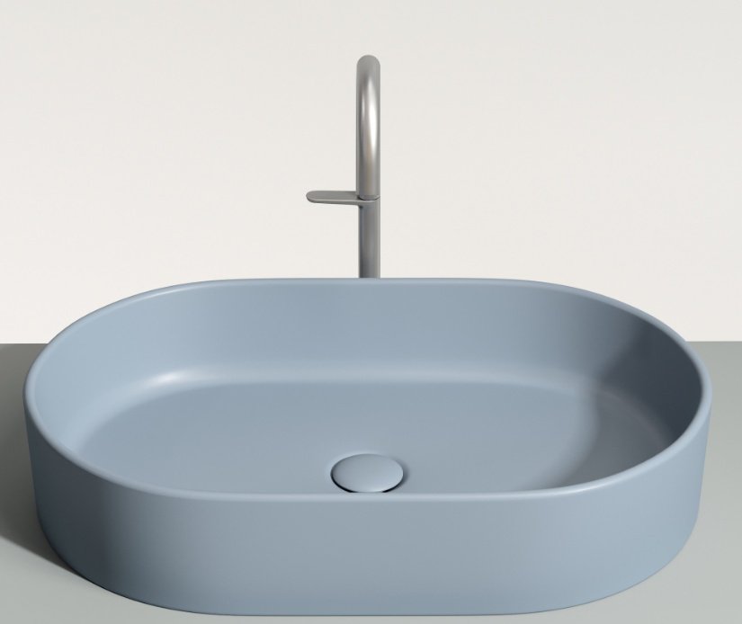 Раковина Ceramicanova CN6048MHL накладная овальная 60, санфарфор