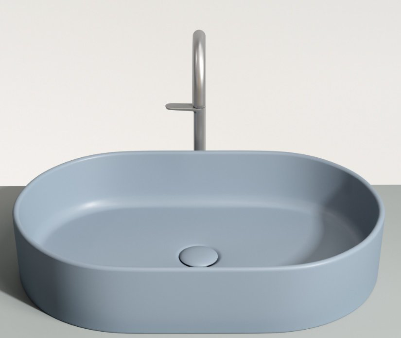 Раковина Ceramicanova CN6048MHL накладная овальная 60, санфарфор купить,298798