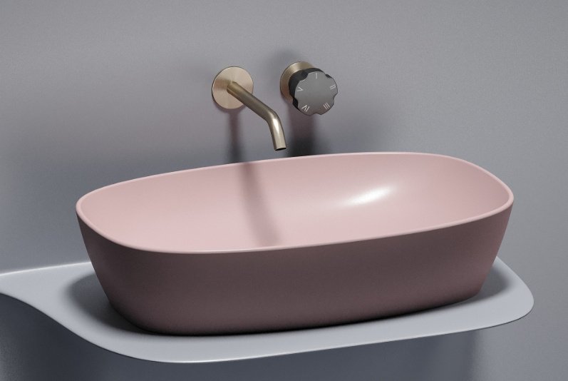Раковина Ceramicanova CN6049MP накладная овальная 60, санфарфор