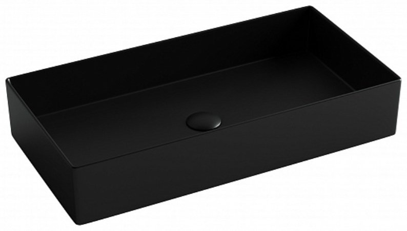 Раковина Ceramicanova CN6071MB накладная прямоугольная 70, санфарфор