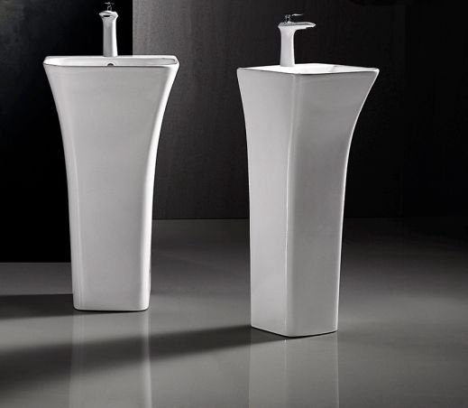 Раковина с пьедесталом 45 см Ceruttispa CT7283