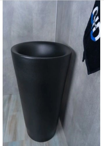 Раковина GID-ceramic Nb130bg с пьедесталом круглая 40, керамика