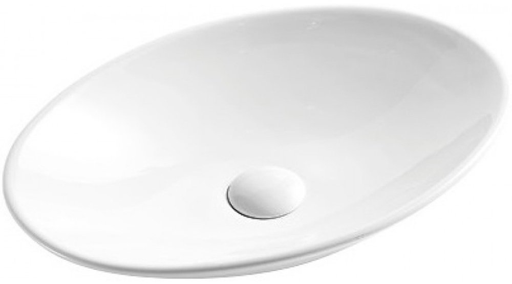 Раковина WeltWasser WW ELBACH 10255 накладная овальная 50 см, керамика