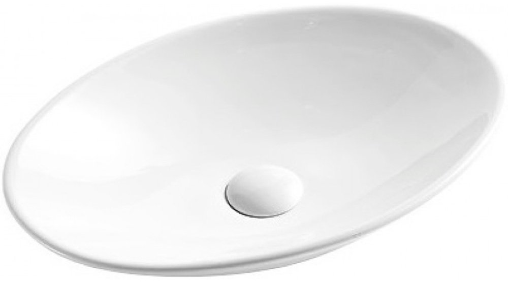 Раковина WeltWasser WW ELBACH 10255 накладная овальная 50 см, керамика