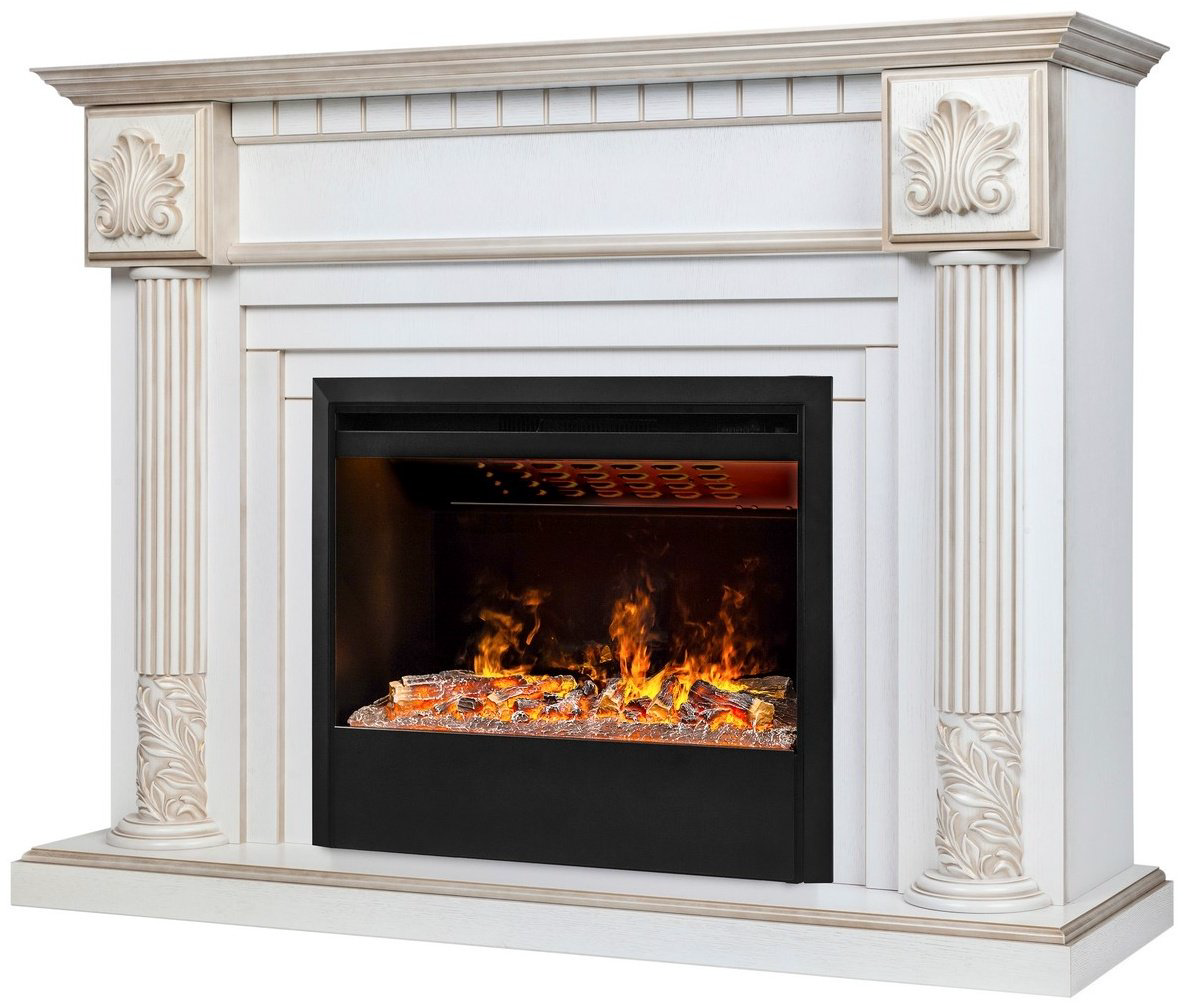 Электрокамин Real Flame напольный Imperia 26/33 WT с очагом 3D Helios 26 SBG купить,NaN