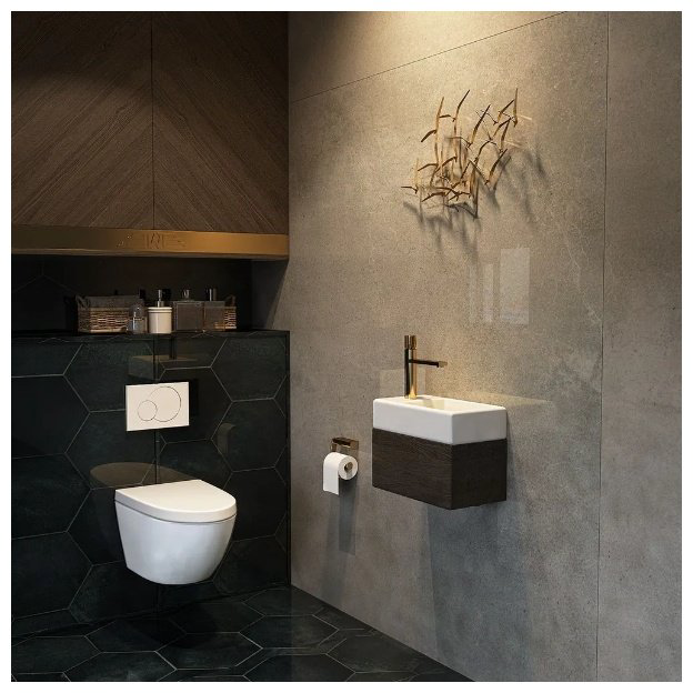 Раковина Wellsee WC Area 151802000 накладная прямоугольная 22, керамика купить,70800