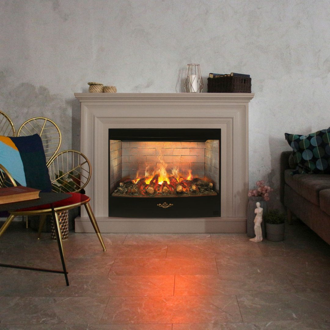 Электрокамин Real Flame напольный Weston 33 BG с очагом 3D Firestar 33 купить,NaN