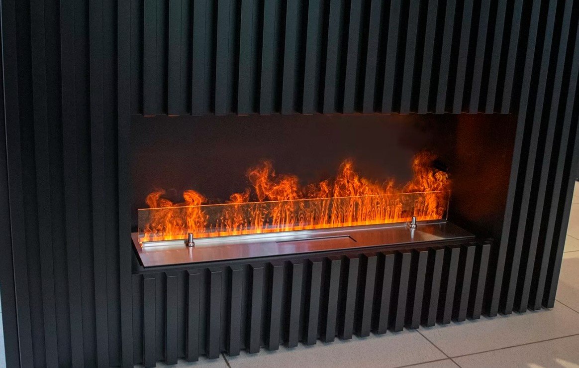 Электрокамин Schones Feuer встроенный 3D FireLine 1200 Steel