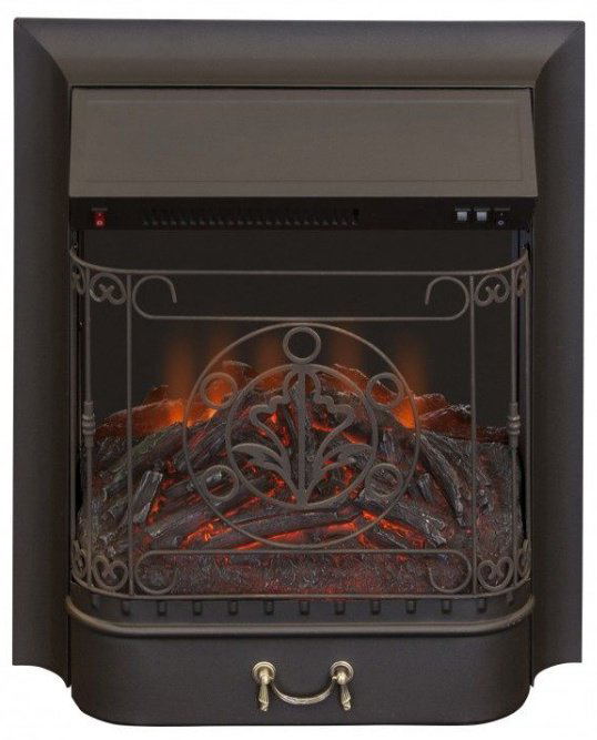 Электрокамин Real Flame встроенный Majestic Lux Black купить,NaN