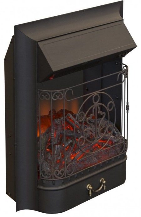 Электрокамин Real Flame встроенный Majestic Lux Black