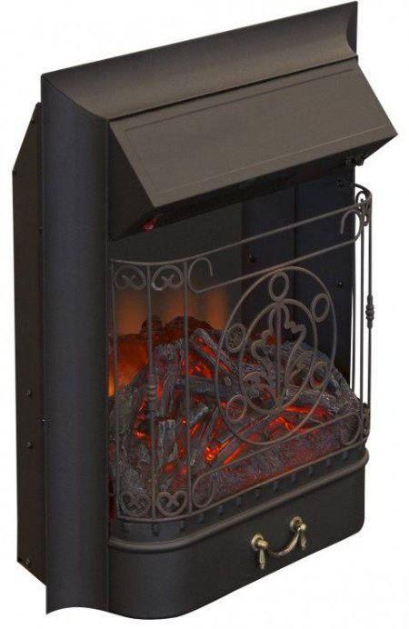 Электрокамин Real Flame встроенный Majestic Lux Black купить,NaN
