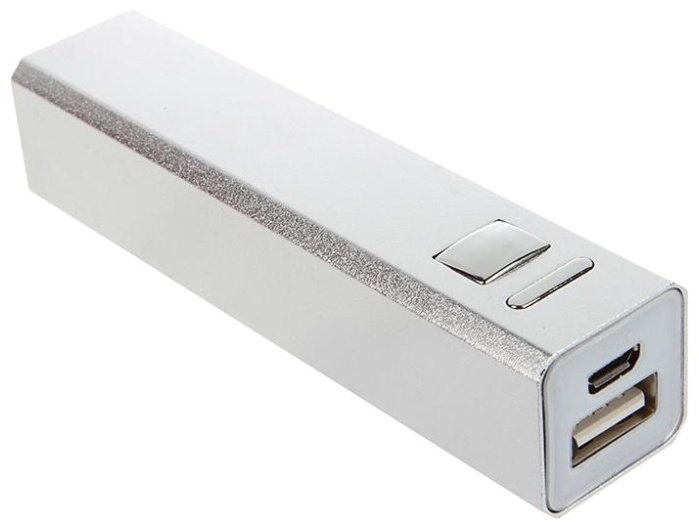 Внешний аккумулятор Continent PWB22-021SL 2200 мАч серебристый