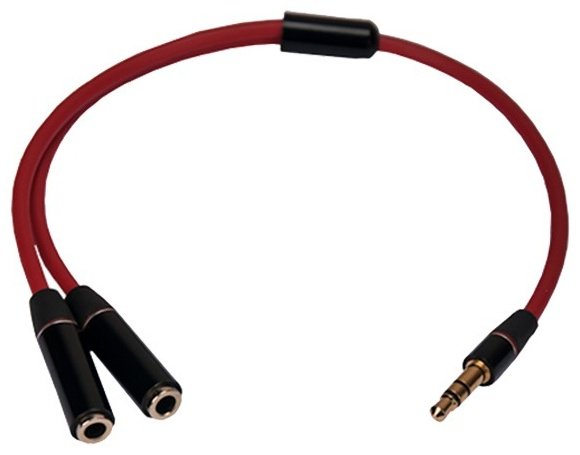 Кабель Continent AUX-102RD 3.5 mm jack - 3.5 mm jack 0.23 м