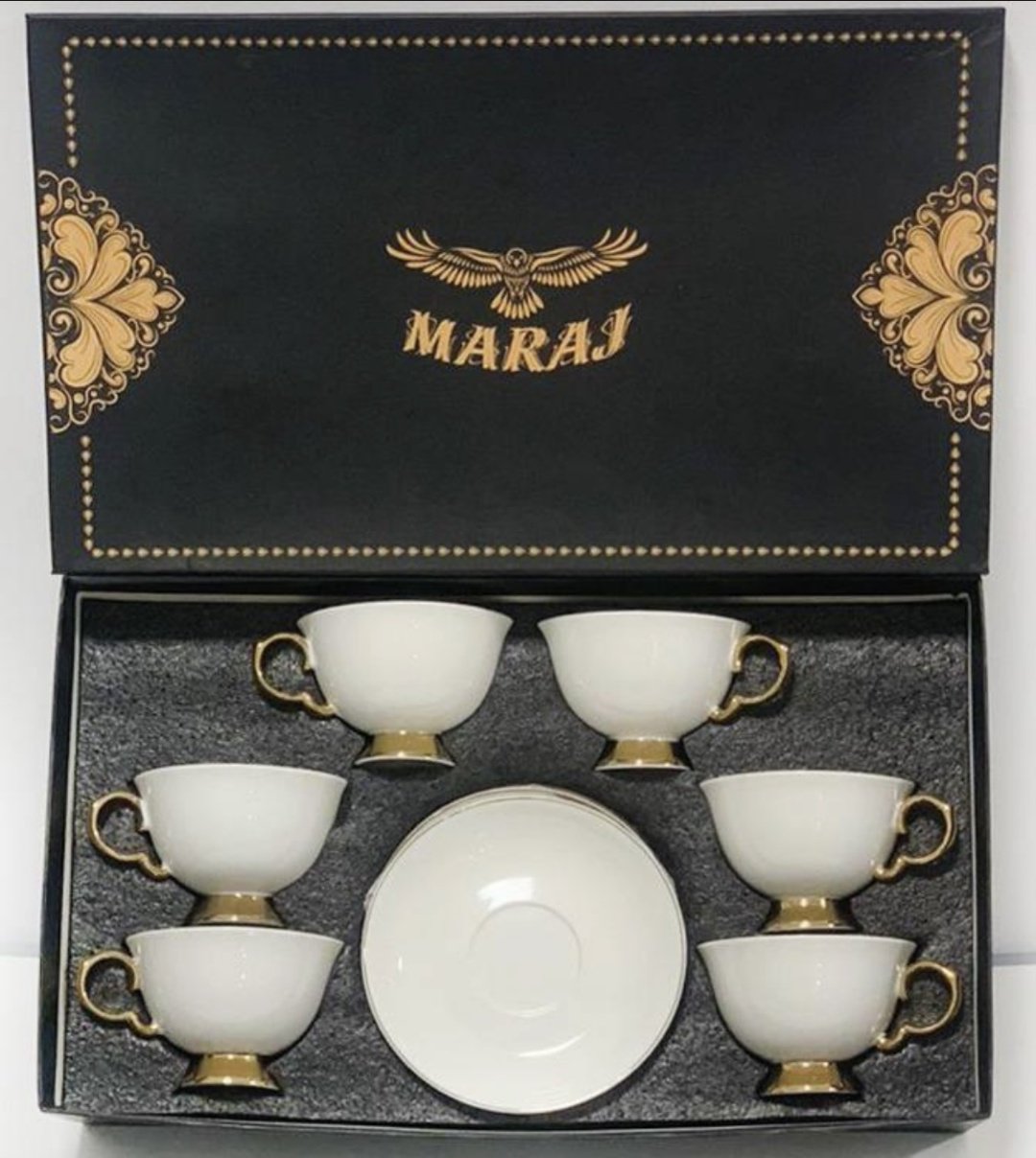 Чайная пара Maraj 3456 костяной фарфор