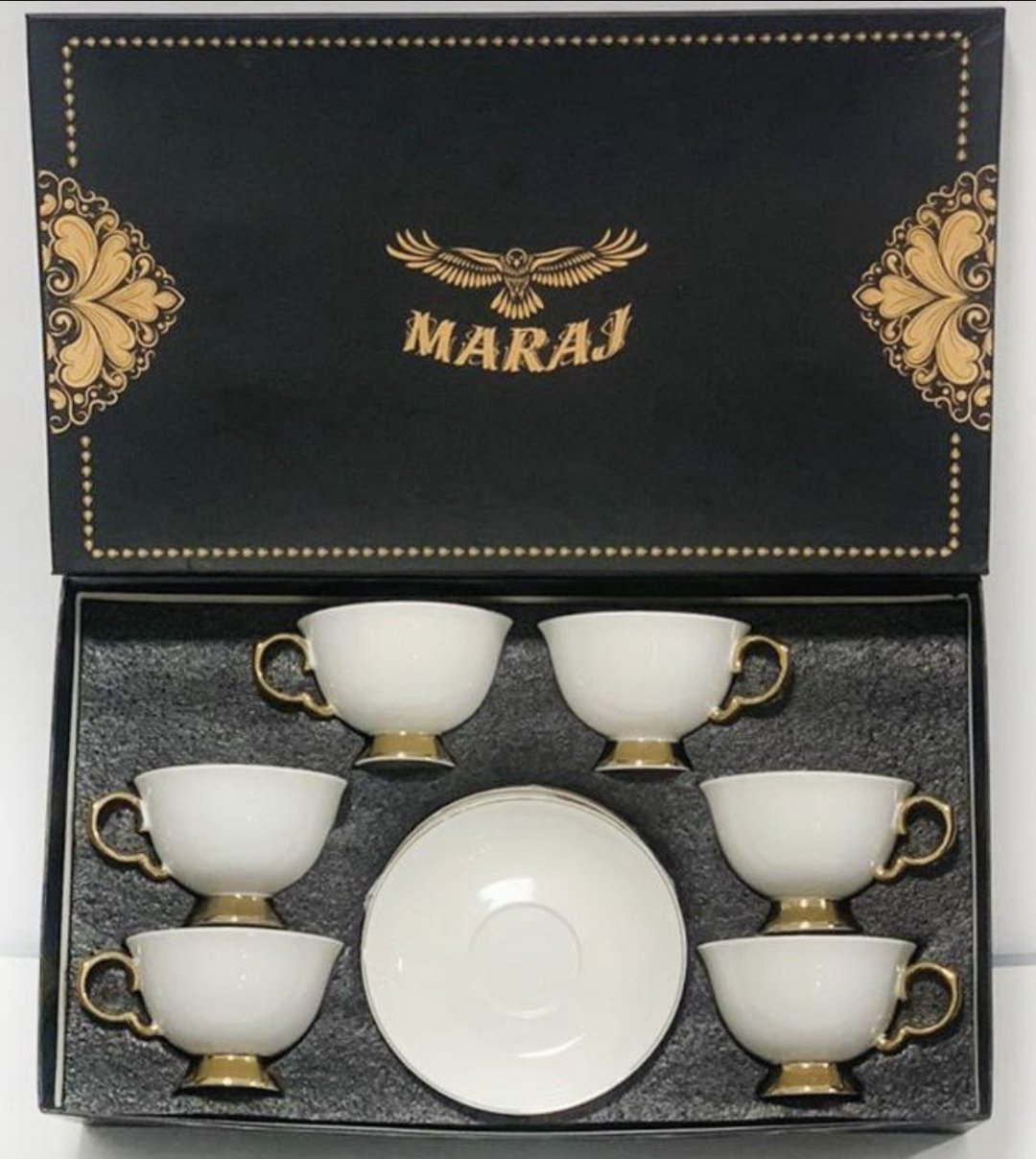 Чайная пара Maraj 3456 костяной фарфор