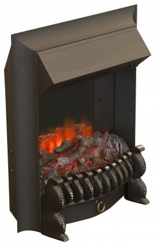 Электрокамин Real Flame напольный Stefania WT-F614 с очагом Fobos Lux Black